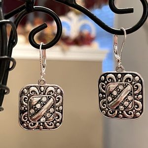 Square▫️Silver Earrings